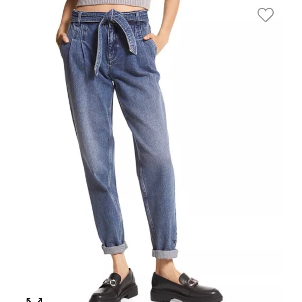 Michael Kors 🌟 Tapered Jeans with waist ties